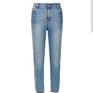 Sandro Miren Stepped Hem Straight Leg Jeans